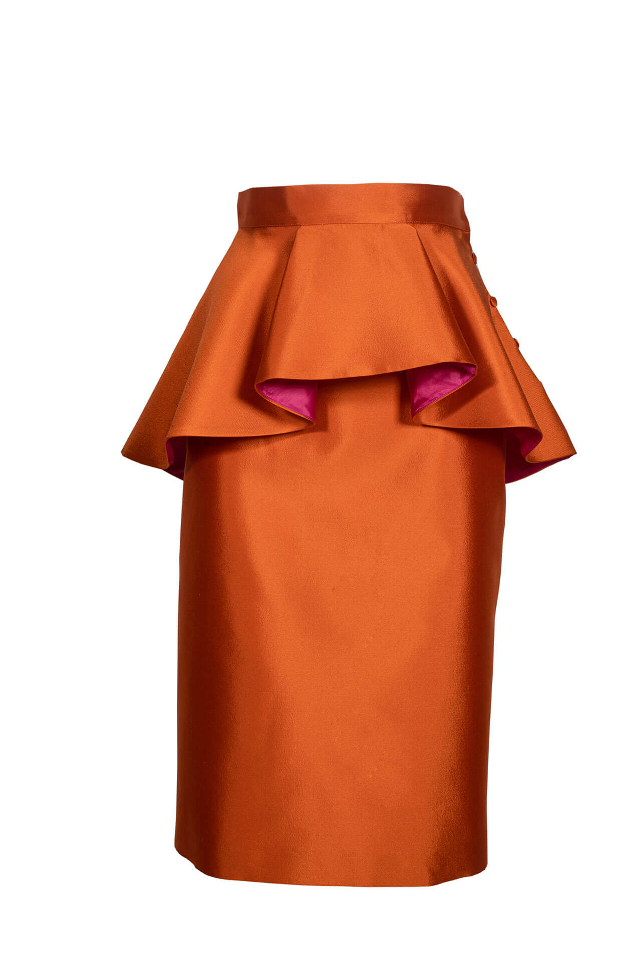 Balza arancio con cintura in vita - immagine 2