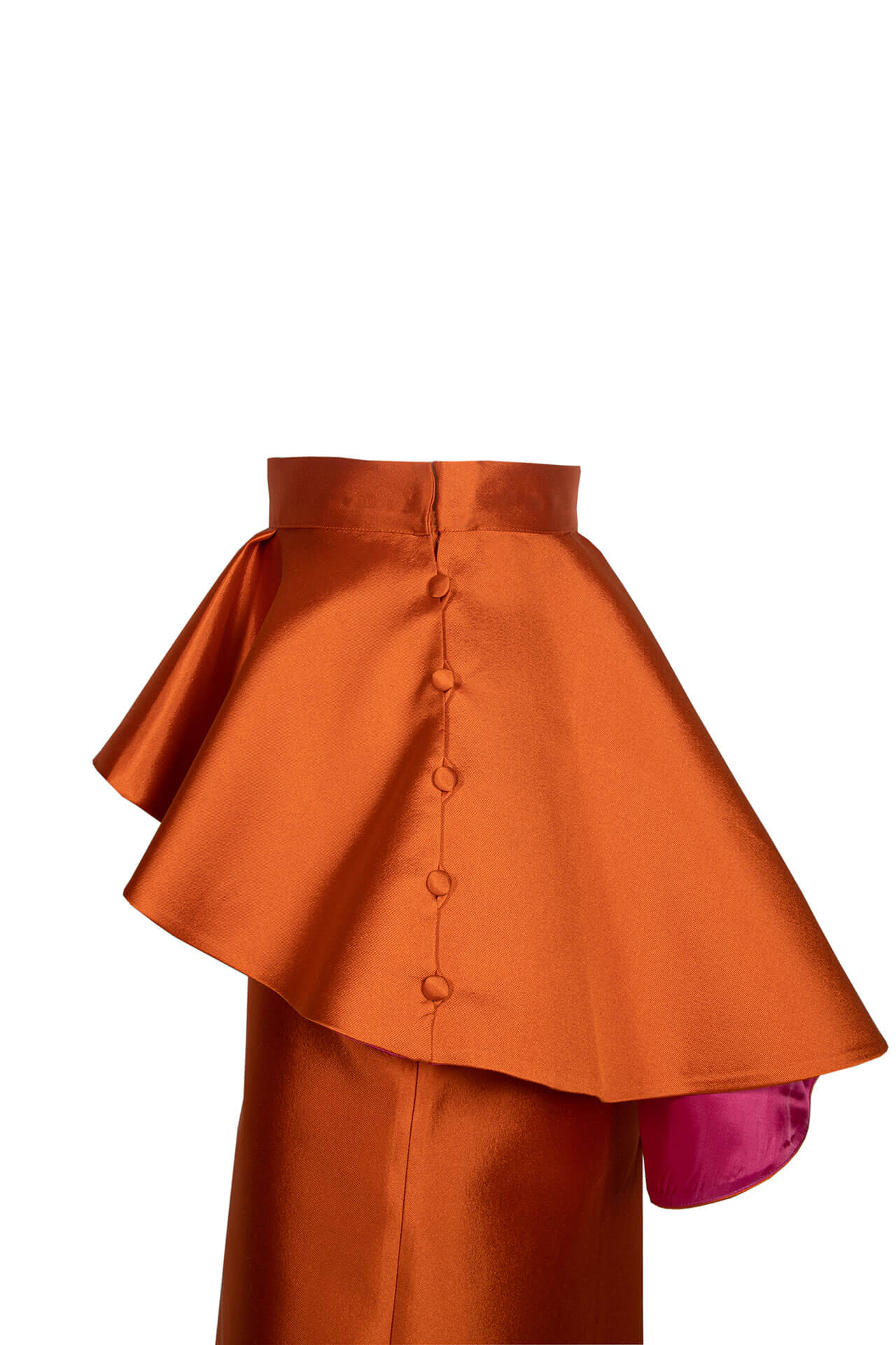 Balza arancio con cintura in vita - immagine 3