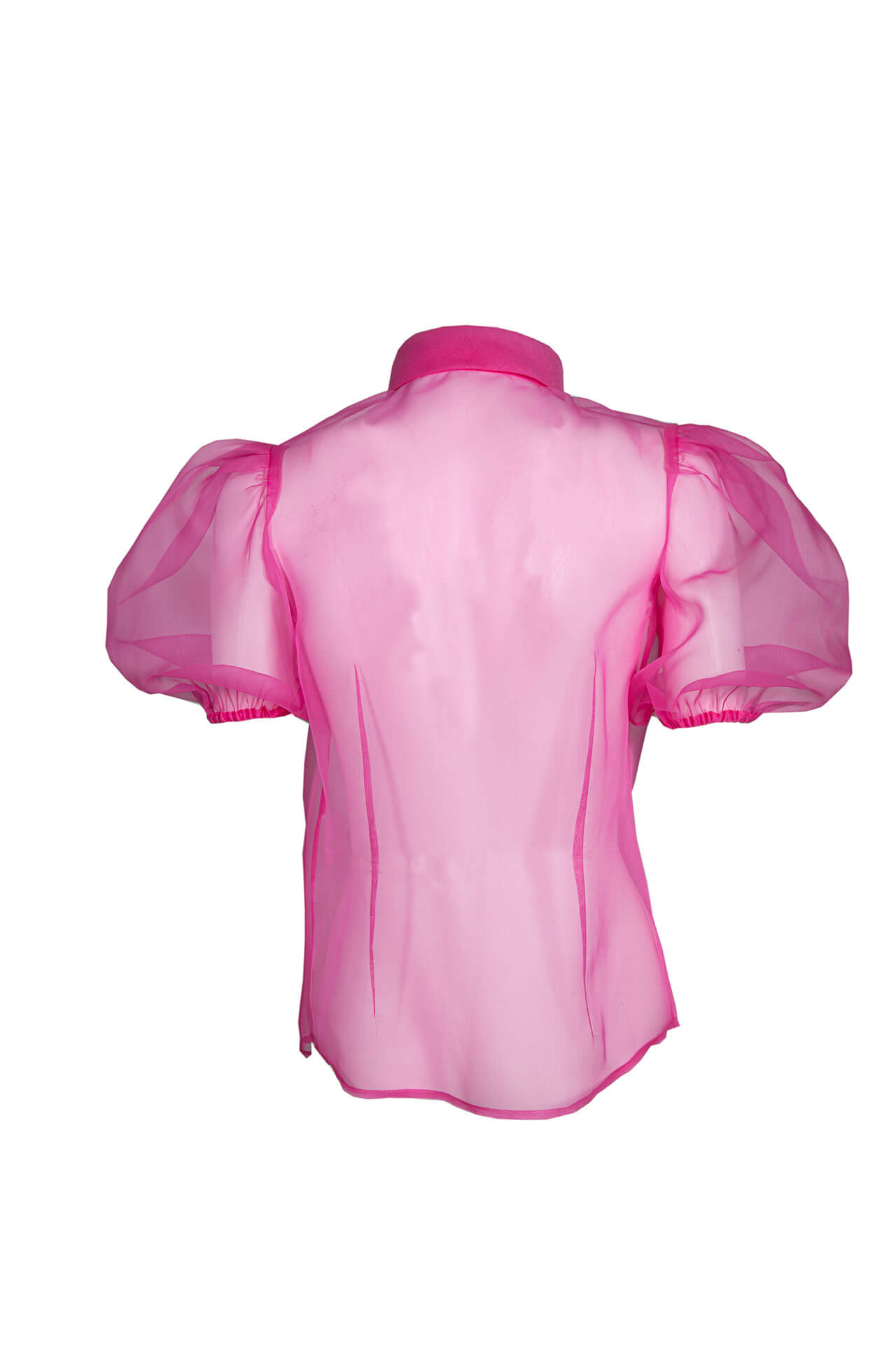 Camicia di organza con manica palloncino - immagine 3