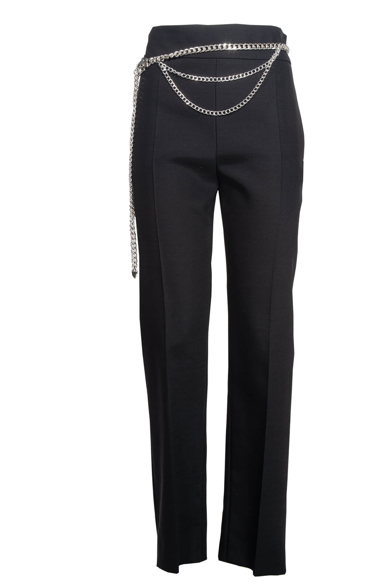 Pantalone basic in misto seta e lana - immagine 4